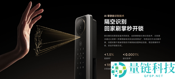 首发3229元起 小米年度旗舰智能门锁M40 Pro开售,AI掌静脉辨认 隔空刷掌开锁