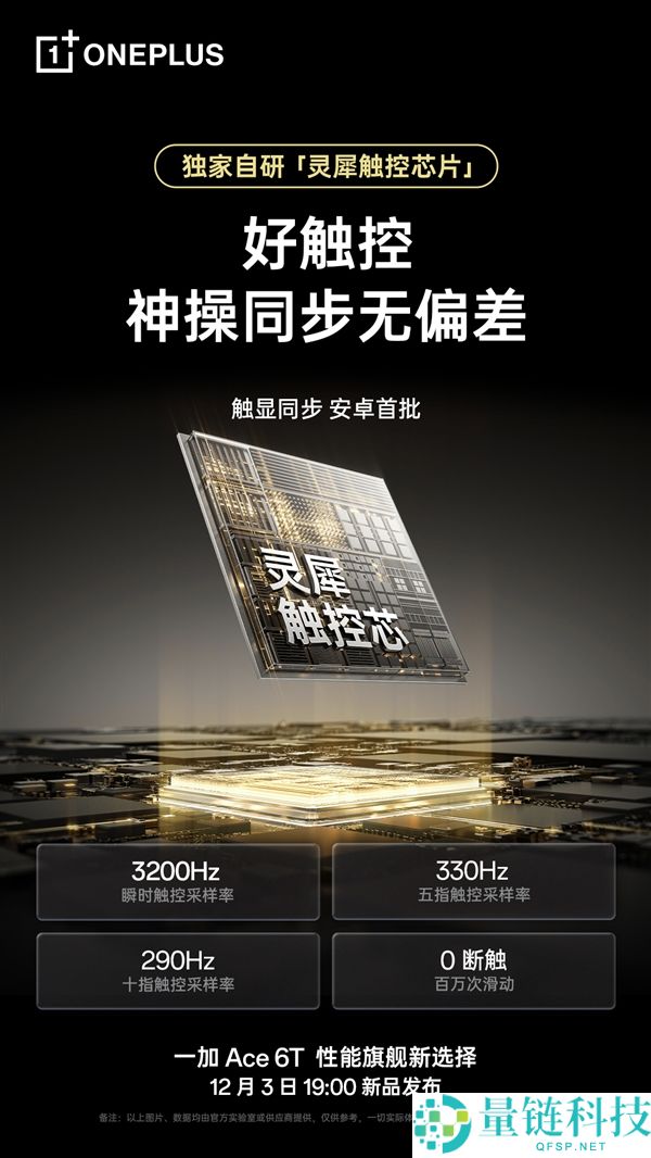 一加Ace 6T独家搭载电竞三芯:真正做到长久流利 全程满帧