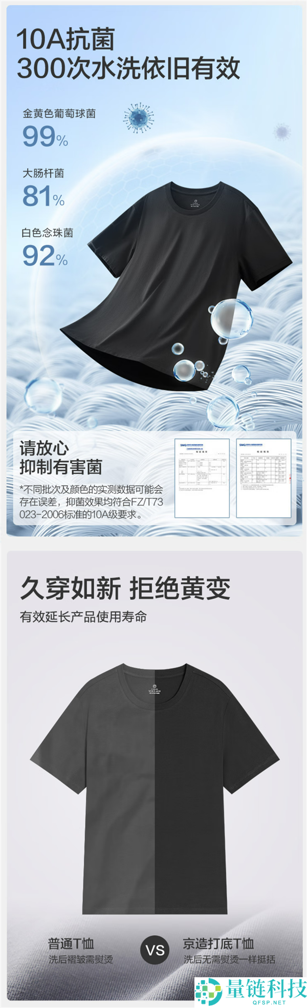 19.9元包邮：京东京造10A级T恤半价抄底