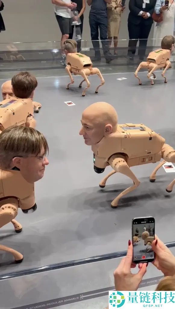 起猛了,神似马斯克的机械狗上 现场扮演“拉屎”