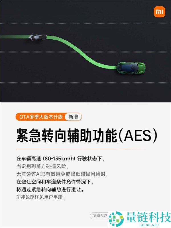 小米汽车OTA夏季大版本晋级,6大新功能 支撑主动变道躲避了