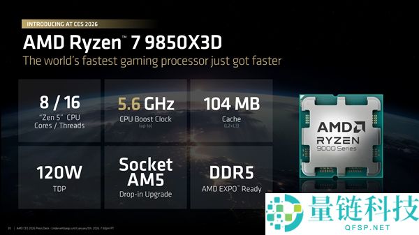 全球最快游戏CPU开盖：AMD锐龙7 9850X3D实拍首发,