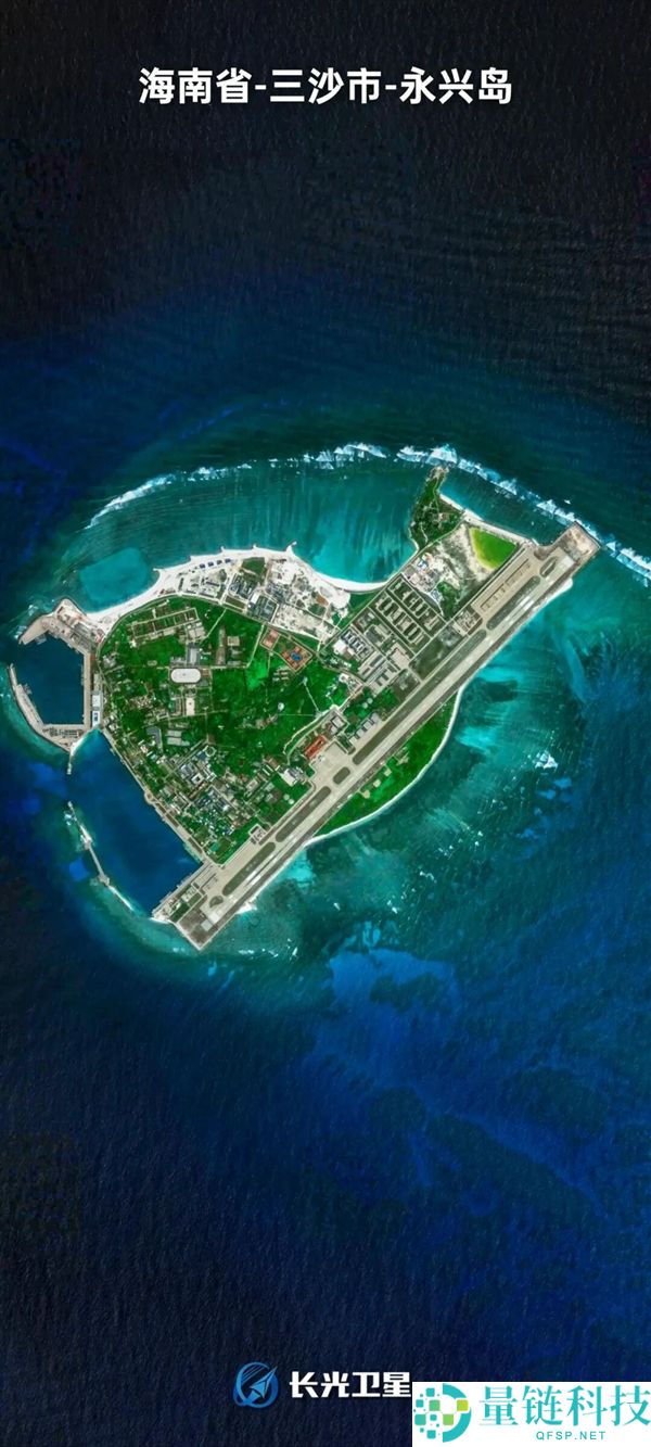 卫星镜头下的三沙市:美得如斯艰深,
