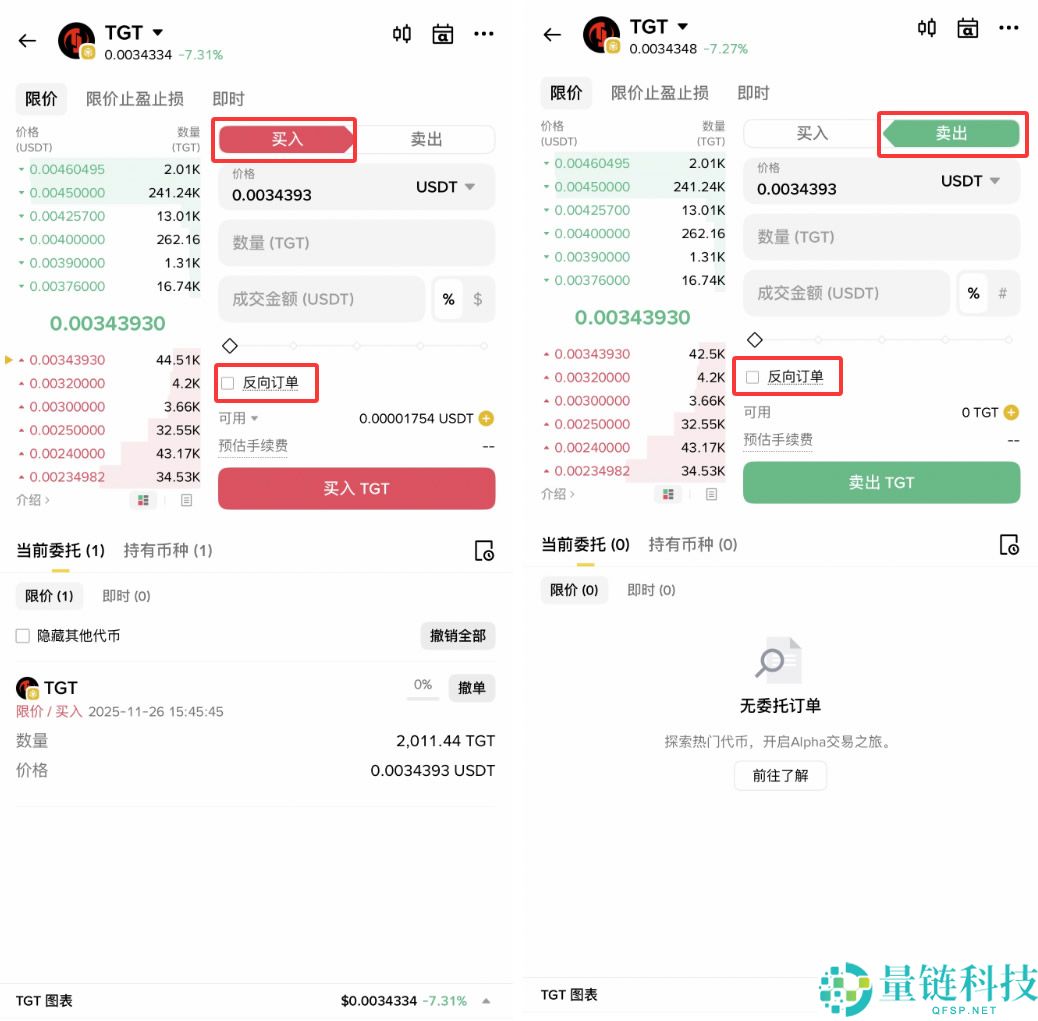 币安Alpha代币的反向订单是什么?如何下币安Alpha反向订单?