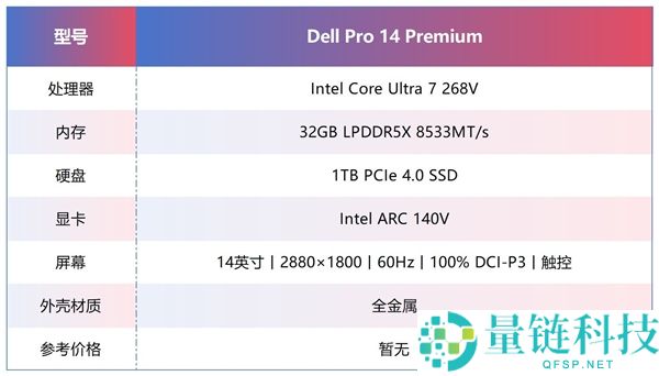 双层OLED触控屏观感冷艳 戴尔Pro <font color=