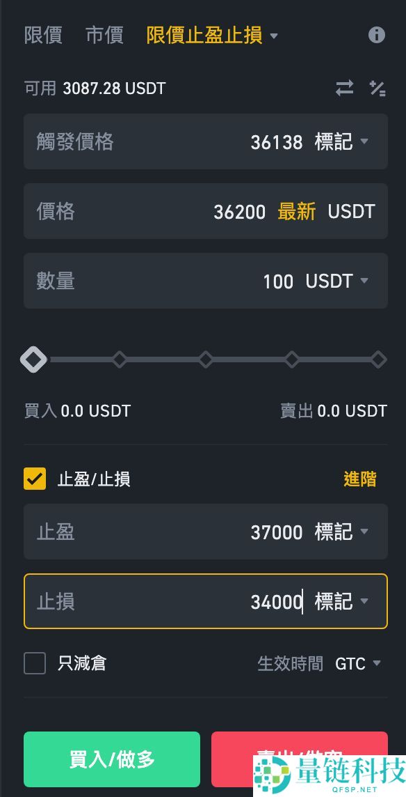 币安合约怎么下单？如何设置止盈止损？币安合约交易介面解读