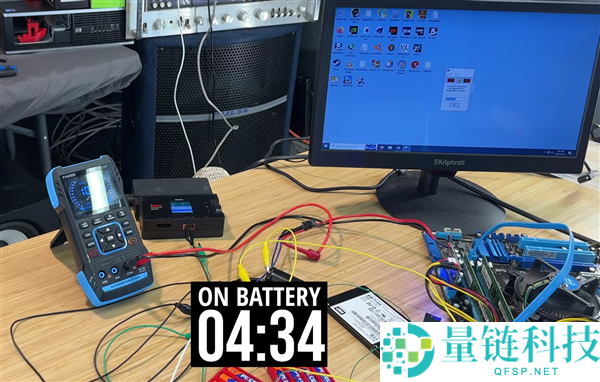 发热友用56节5号电池运转台式电机脑:实测玩扫雷续航不到5分钟