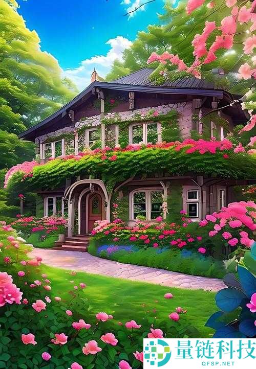 桃花源洞口芳草萋萋图片：梦幻仙境中的绿色世界