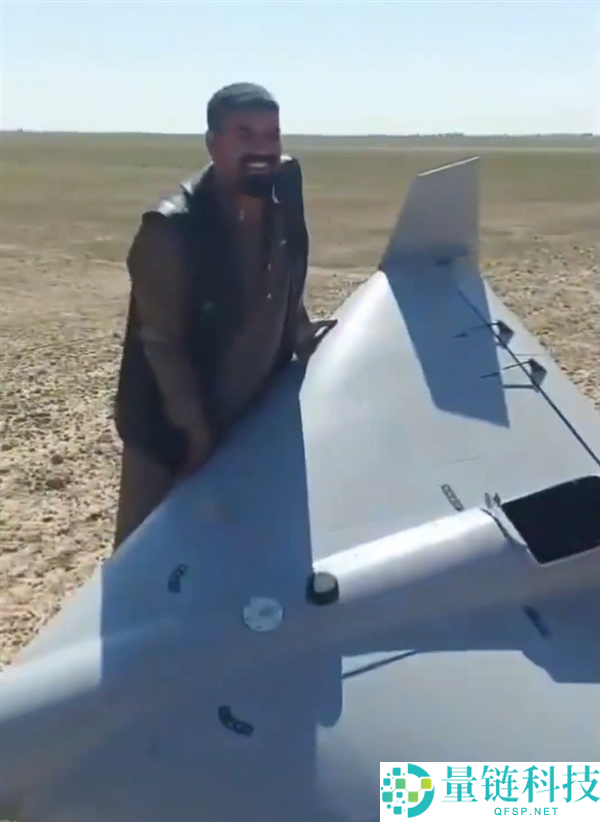 机身配星链天线 伊拉克居民捡到完全美国无人机