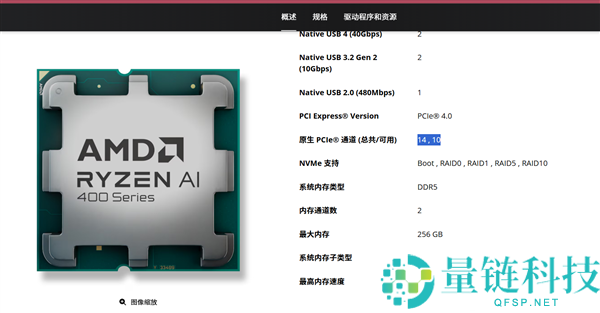 AMD锐龙AI 400G桌面CPU PCIe通道大缩水,最多才12条可用
