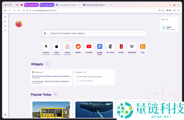 Firefox大变样,代号Nova重磅改版暴光：全新界面焕然一新