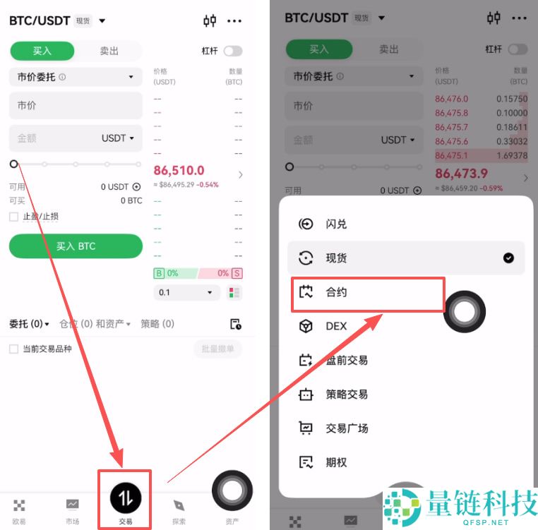 OKX合约怎么玩？欧易APP开合约做多比特币操作教程（附合约盈利指南）