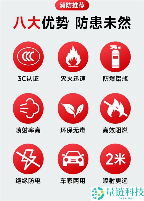 可灭电路火 鼎誉13B水基灭火器大促：9.9元包邮到手