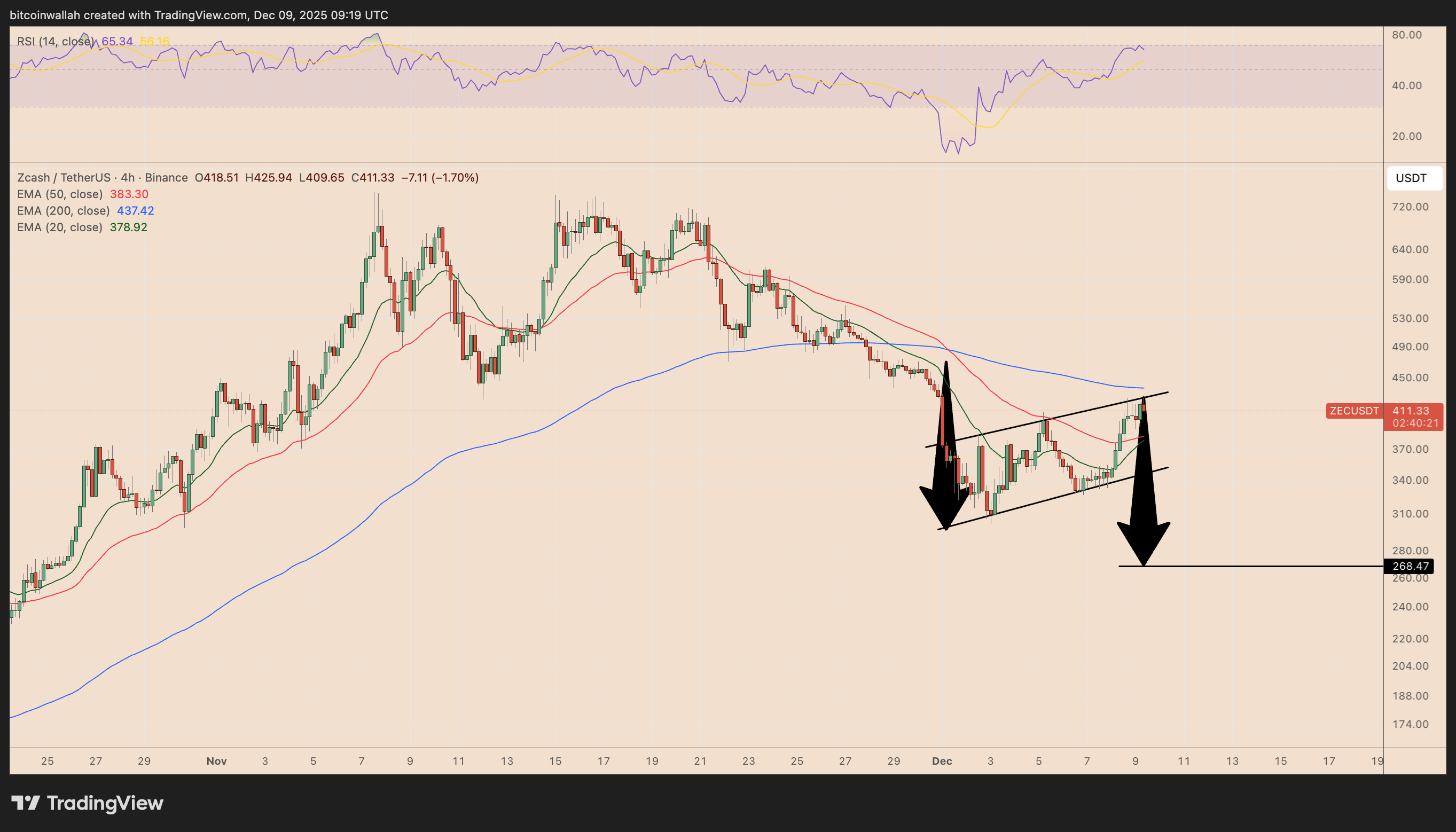 Zcash(ZEC)币价格预测：会在2026年前回到500美元或更高吗？