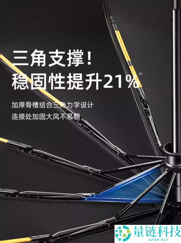 一键开合：天耀全主动雨伞9元包邮