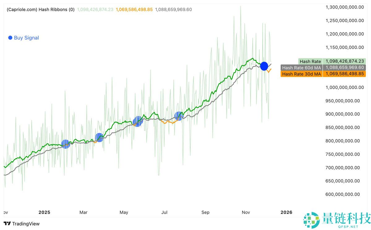 比特币哈希带指标在9万美元位置闪现”买入“信号：BTC价格将反弹吗？一文了解