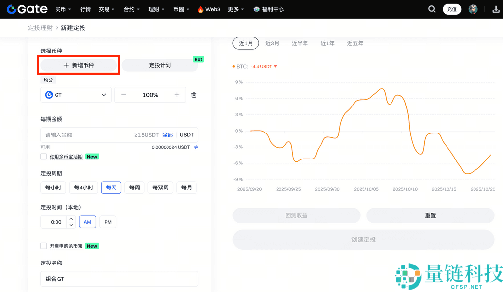什么是定投理财?如何在Gate进行定投理财?Gate定投理财操作说明