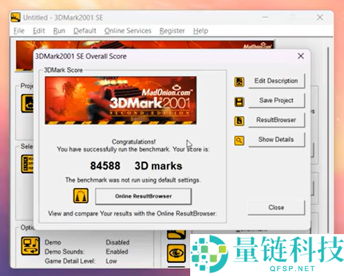 3DMark 2001 25周年了,RTX 5090 4K跑分打破天际