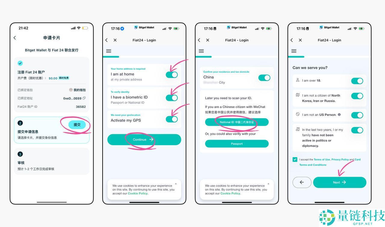 Bitget Wallet Card是什么？申请开卡注册Fiat24账户、充值及使用教程