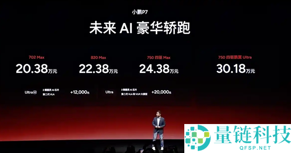 剑指特斯拉Model 3,小鹏P7 Max版上市：20.38万起