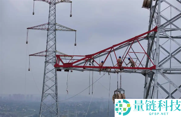 大载重无人机助力 500 千伏输变电工程跨长江放线顺利完成