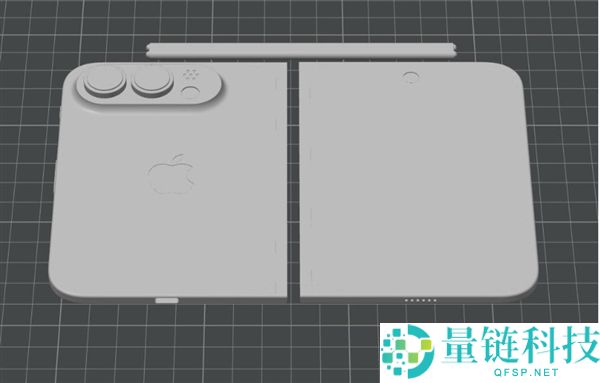 iPhone Fold 最新渲染图曝光：音量键移至顶部，果粉需重新适应