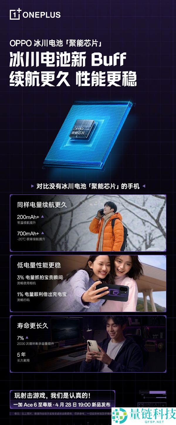 一加 Ace 6 至尊版首发自研电池聚能芯片：低电性能领先行业两年