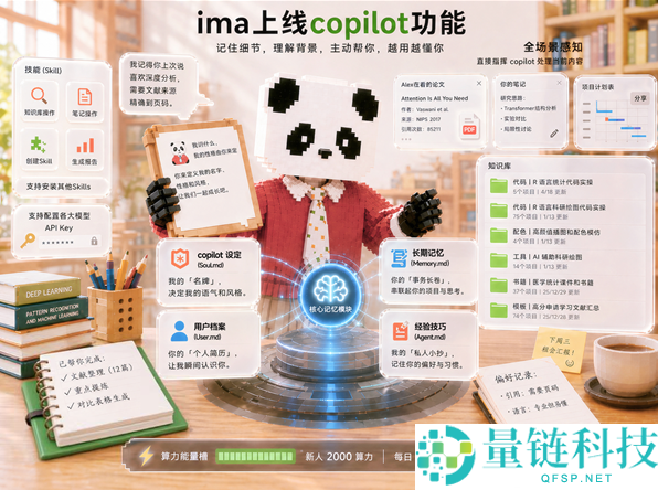 腾讯 ima 发布知识 Agent Copilot：智能记忆用户背景、习惯与待办事项