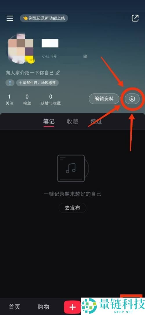 小红书深色模式在哪里