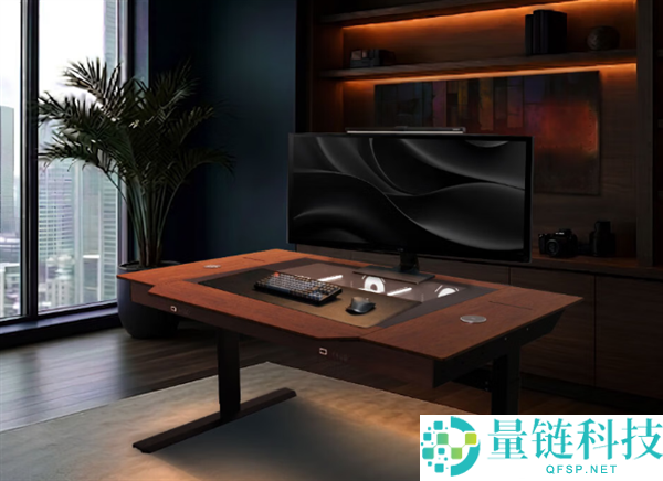 联力 DK-07 WOOD 升降电脑桌首发：8999 元支持双 E-ATX 主机