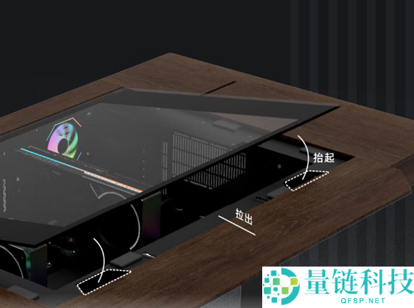 联力 DK-07 WOOD 升降电脑桌首发:8999 元支持双 E-ATX 主机