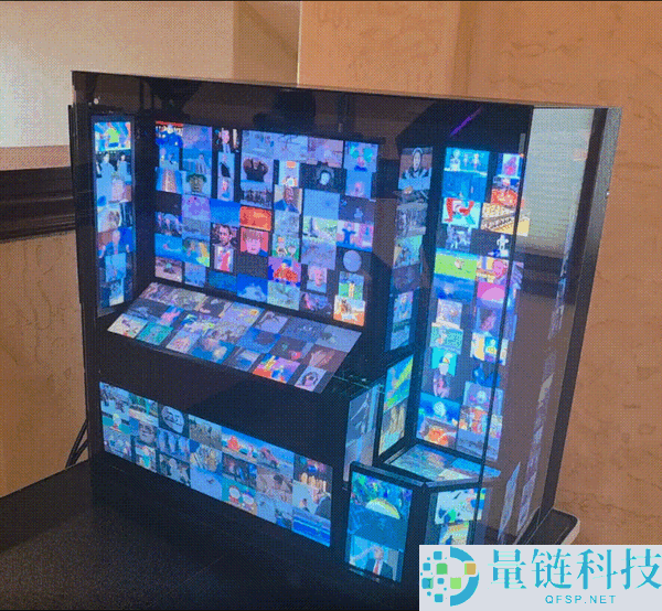 玩家耗时 200 小时自制动态心情主机：机箱塞进 9 块屏狂播 15000 张 GIF