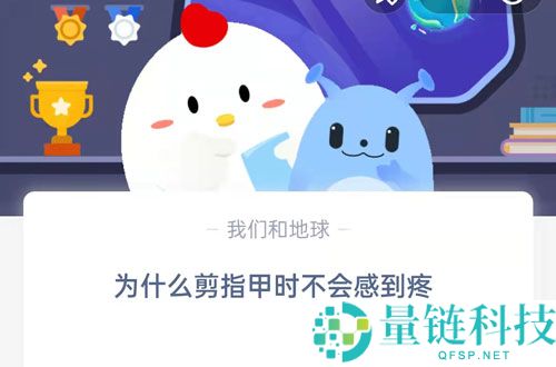 为什么剪指甲时不会感到疼?支付宝蚂蚁庄园8月30日答案