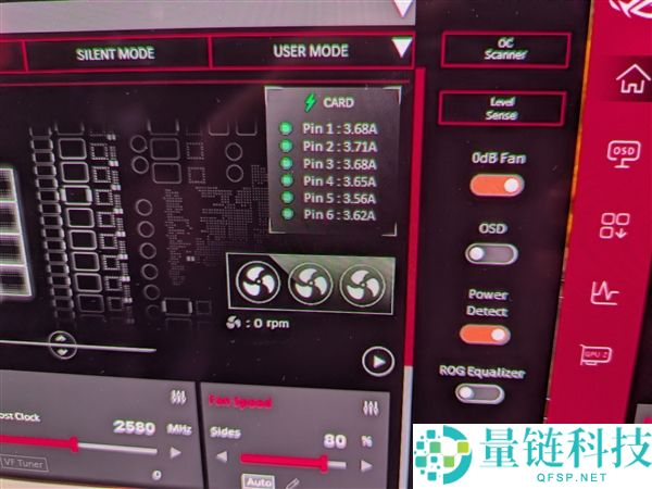 华硕RTX 5090显卡性能爆炸：16针电源线支持48V 1000W电力供应