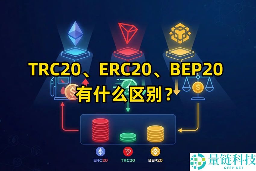 TRC20、ERC20、BEP20 区别详解：新手转账选哪条链手续费最低？