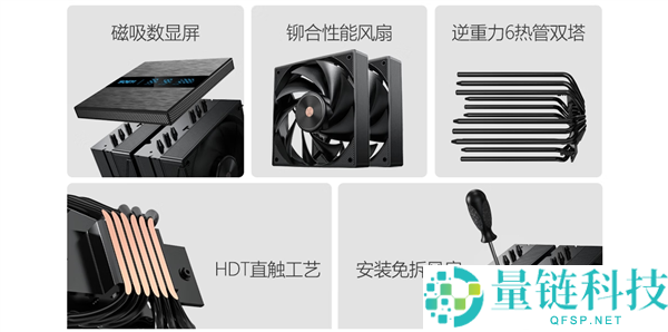 硕一鲲鹏CL6N风冷散热器首发价129元,搭载数显屏,支持260W TDP高效散热