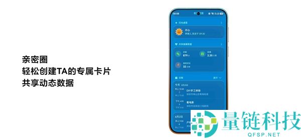 华为HarmonyOS 7密切圈正式上线,支持亲朋数据实时查询与共享