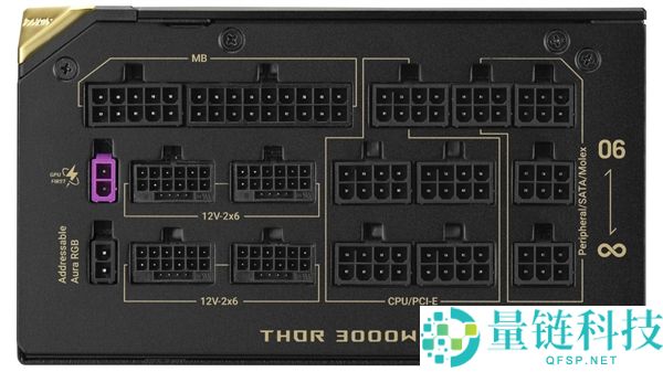 华硕ROG限量版3000W电源上市，配备四根12V-2×6线缆