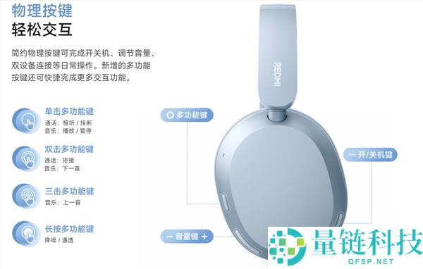 349元发布！REDMI首款头戴降噪耳机，42dB降噪与72小时续航亮点揭秘
