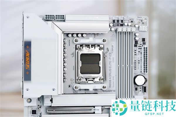 雕妹二次元设计与技嘉B850 AORUS ELITE-P ICE主板图赏解析