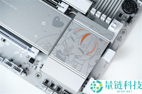 雕妹二次元设计与技嘉B850 AORUS ELITE-P ICE主板图赏解析