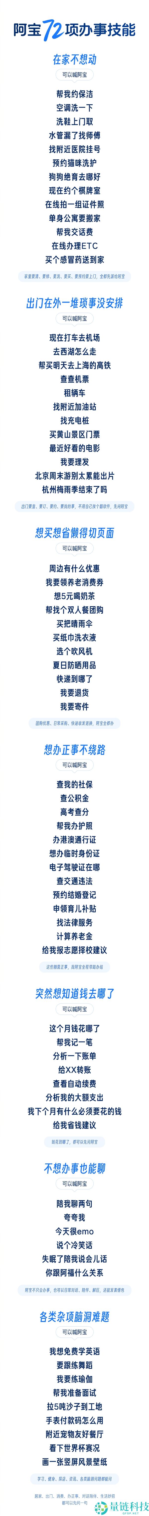 AI版付出宝公测开启，支持72项服务技能全面上线