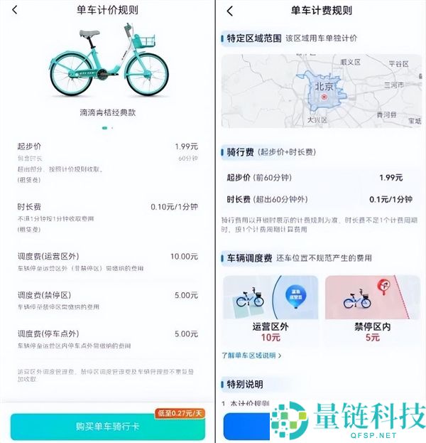 美团、青桔、哈啰调整计费规则:起步价从1.5元涨至1.99元