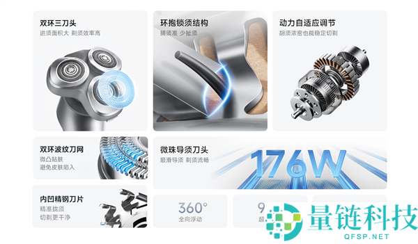 199元米家电动剃须刀预售：双环三刀头设计+90天超长续航