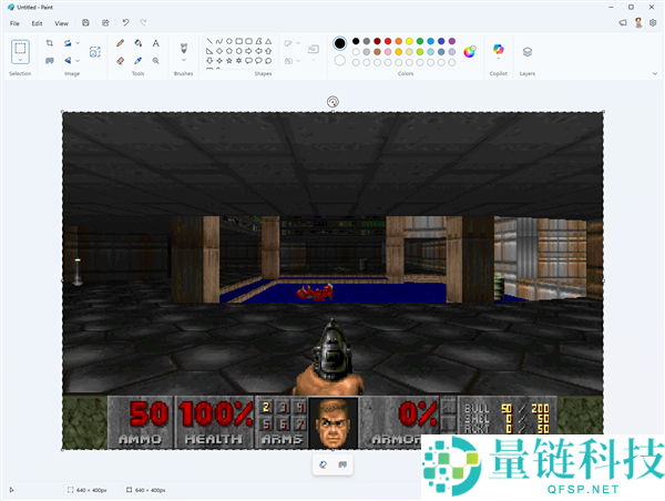 微软CTO创新实验：使用Windows画图作为显示器逐帧粘贴Doom游戏