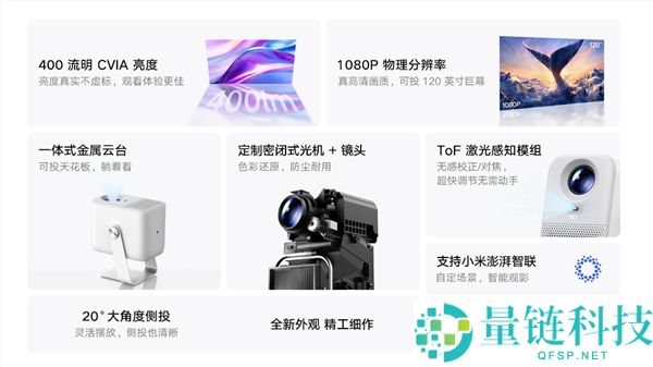 999元 REDMI投影仪5发布：1080P画质与360°调节，躺着也能轻松观看
