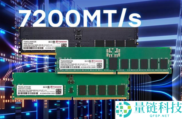 创见发布全系列DDR5-7200宽温产业内存模组，适应-20℃至85℃任务需求