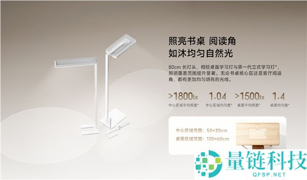 小米米家立式进修灯2C开售,光通量高达11000lm,售价1176元,支持上下双光源