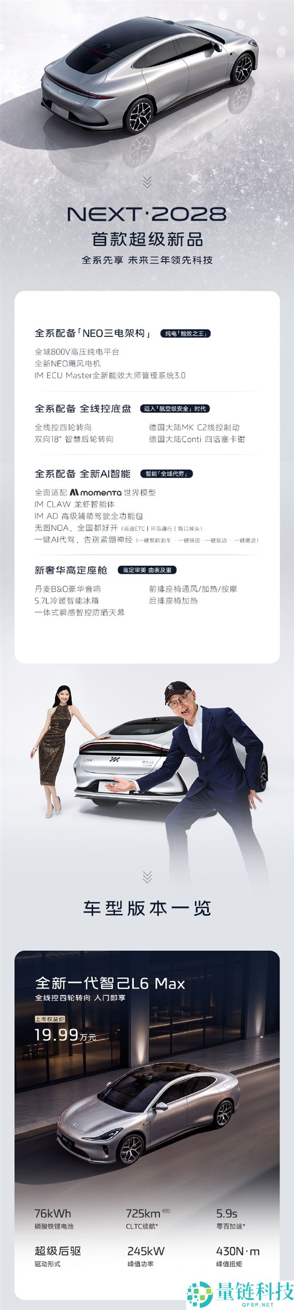 智己L6正式上市:20万级最强纯电轿跑,权益价仅19.99万起!