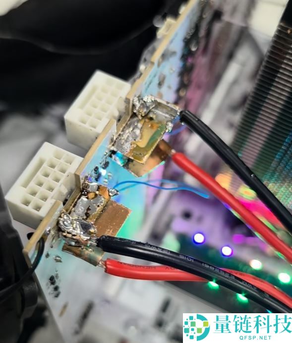 物理级防烧计划:大神改造RTX 5090,16针接口直接焊接PCB